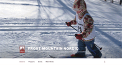 Desktop Screenshot of frostmountainnordic.org